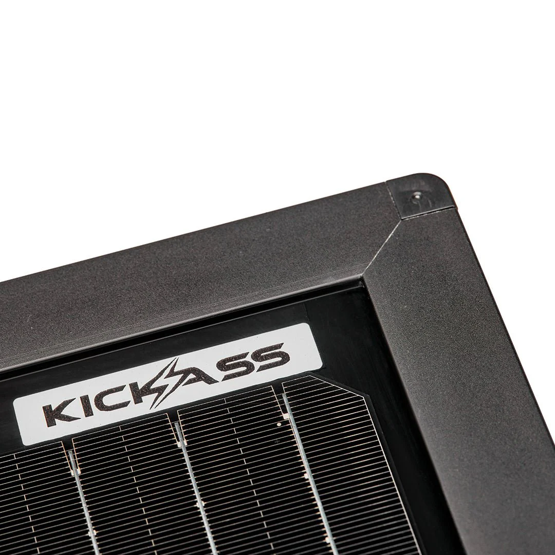 KickAss 12V 110W Ultra Slim Fixed Glass Solar Panel - Image 5