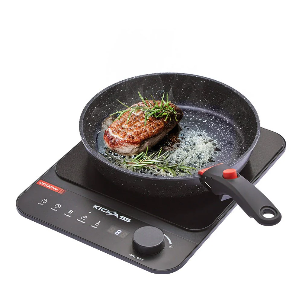 KickAss Portable 2000W Single Zone Induction with 10 Power Levels - Image 6