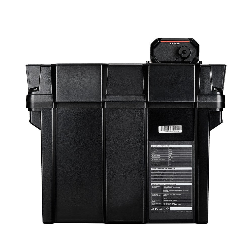 KickAss Smart 205Ah Lithium Battery Box Power Station with 40A DCDC Charger + Integrated Bluetooth - Image 11