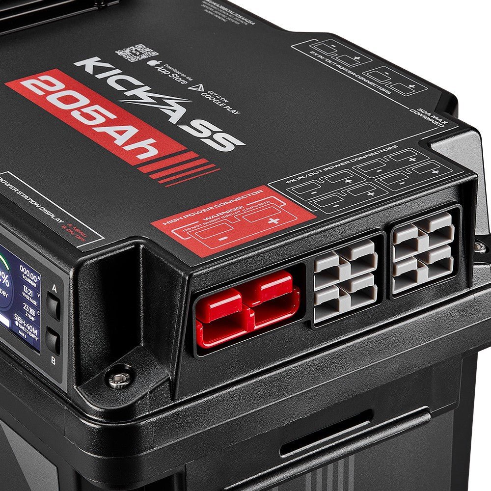 KickAss Smart 205Ah Lithium Battery Box Power Station with 40A DCDC Charger + Integrated Bluetooth - Image 8
