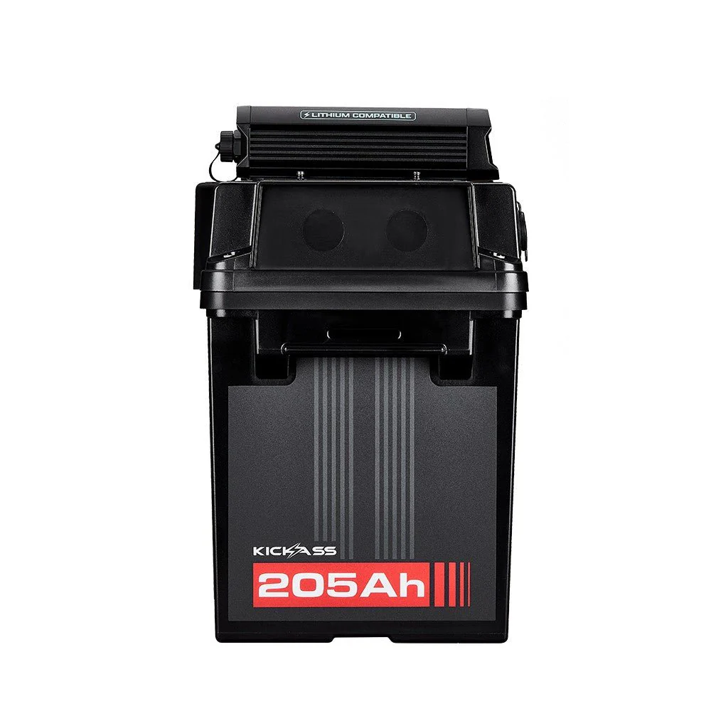 KickAss Smart 205Ah Lithium Battery Box Power Station with 40A DCDC Charger + Integrated Bluetooth - Image 9