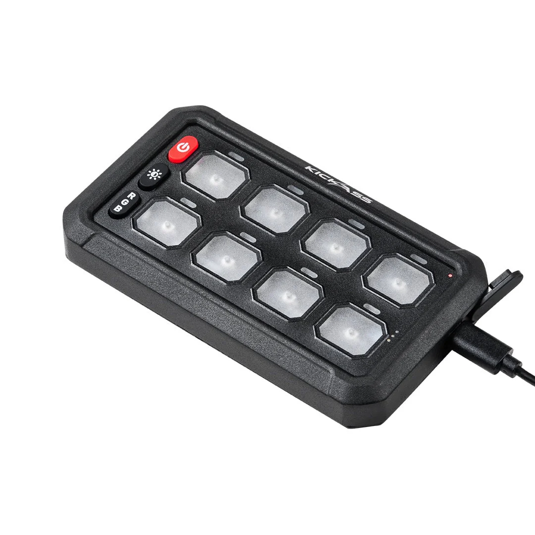 KickAss 12V/24V 8 Gang Wireless Switch Panel with Magnetic Charging Cradle - MKII - Image 12