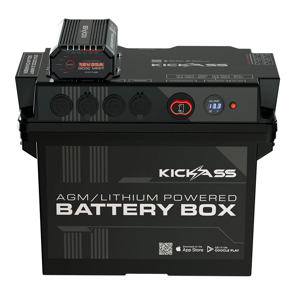 KickAss Battery Box with 25A DCDC Charger + Integrated Bluetooth - Image 3