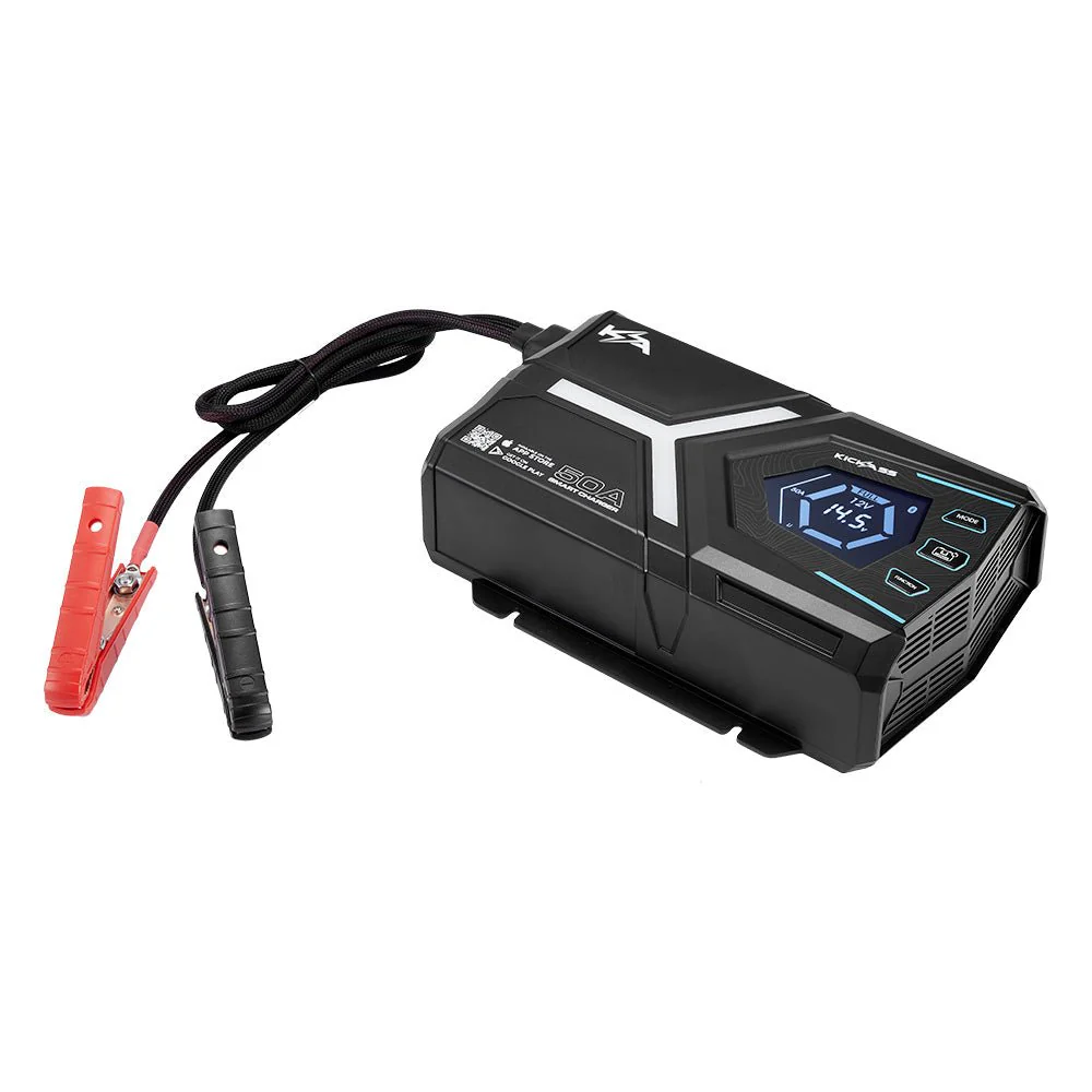 KickAss Flexicharge 12V 50A ACDC Smart Battery Charger For Lead Acid, AGM & Lithium Batteries + Integrated Bluetooth - Image 4