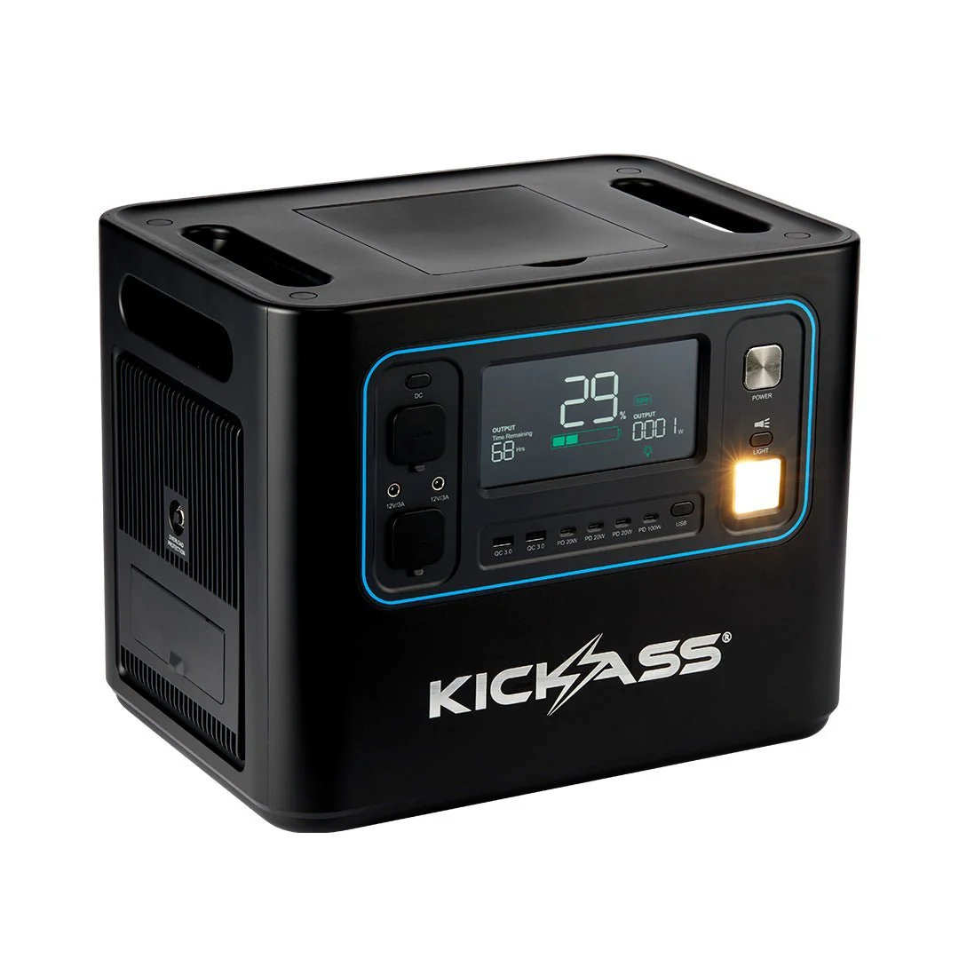 KickAss KickCharge 2400 Lithium Power Station + 2300W Dual Zone Induction Cooktop Bundle - Image 2