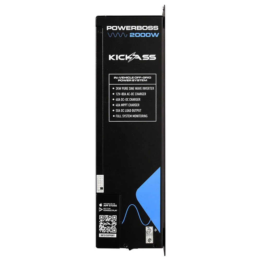 KickAss PowerBoss 2000W All-in-One Power System with Bluetooth and Plug & Play Kit - Image 9