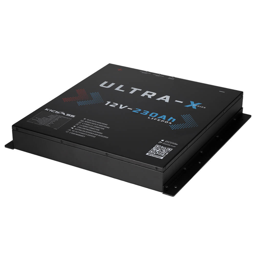 KickAss Smart 12V 230Ah Ultra-X Lithium Slimline Deep Cycle Battery LiFePO4 - Image 15